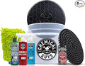 8-Piece Arsenal Builder Car Wash Kit - Includes Bucket, Dirt Trap, Lid, Wash Mitt, Air Fresheners & (3) 16 oz Car Care Chemicals, Complete Cleaning Kit for Trucks, SUVs & More