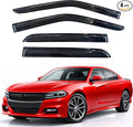 KPY Rain Guards Fit for 2011-2023 Dodge Charger, Out-Channel Window Visors Vent Wind Deflectors 4PC, Car Accessories for 11-23 Charger