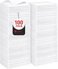 Orighty Microfiber Cleaning Cloth, 100 Pack Microfiber Towels for Cars, Multi-Purpose Shop Towels Cleaning Rags Bulk for Car, Home, Kitchen, 11.5’’ x 11.5’’, White