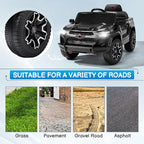 Licensed Chevrolet Colorado Electric Car for Kids, 12V Ride on Toys for Toddlers with Remote Control, Battery Powered Electric Car Ride On Vehicle w/Bluetooth, Soft Start, LED Lights - Black