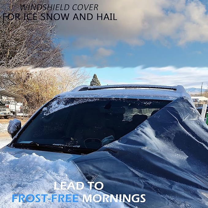 Windshield Cover for Ice and Snow Custome Fit 2011-2024 2025 2026 Honda Odyssey Accessories LX,EX,EX-L,Touring,Elite Minivan Windshield Frost Cover for Trucks, Custom-fit Odyssey All Weather Protector