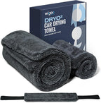 Microfiber Car Drying Towels 36" x 24" [1300GSM Ultra-Absorbent, No Streaks & Scratches] Dual-Sided Edgeless Cleaning Towel with Twisted Loop, for Auto Detailing, Car, SUV, Truck (3-Size Set)
