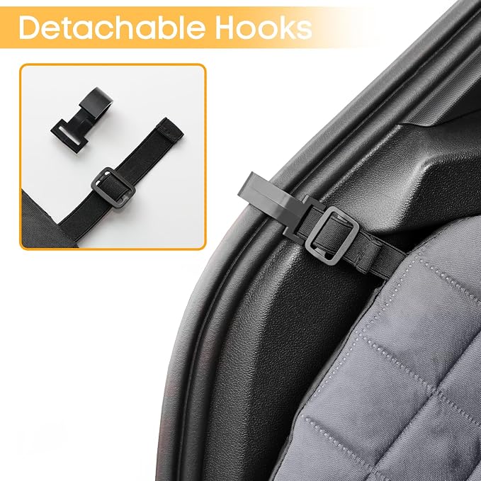 SUV Cargo Liner for Dogs, Waterproof Trunk Cover with Cushioned Sides to Protect Pet, Full Coverage Non-Slip Seat Cover for SUVs with Bumper Flap Protector