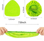Car Care Microfiber Cloths for Windshield Cleaner,7 PCS Microfiber Cloths for Inside Windshield Cleaning Tool Pads,Clean Replacement Accessories (Green)