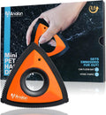 Mini Pet Hair Remover for Car Detailing Supplies, Carpet Dog Hair Remover for Car Interior, Triangle Dog Hair Remover for Auto Detailing, Couch, Furniture, Lint, Carpet(Orange)