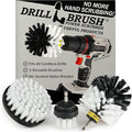 Car Detailing Kit | Set – Soft Bristle Power Scrubber Attachments for Cleaning Car Interior, Upholstery, Carpet, Seats, Wheels, Rims, Dash, Console, and Trim - Nylon Scrub Brush