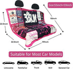 Waterproof Back Seat Cover for Dogs and Kids, Car Seat Protector Under Baby Car Seat, Child and Dog Car Seat Cover Blanket for Rear Bench(Nurse Gift, Rear Bench Seat Towel)