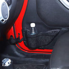 for Wrangler JK Door Pockets Storage Organizer, Front Door Net Pockets Tray Box Accessories for Jeep Wrangler JK JKU 2011-2018