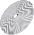 66Ft(20.2M) Long Car Door Edge Guards, U Shape Edge Trim Rubber Seal Protector Car Door Protection Anti-Collision Rubber Clips Easy to Cut No Need Adhesive Fit for Most Vehicles| Grey