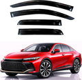 KPY Rain Guards Fit for 2023-2026 Toyota Crown, Out-Channel Window Visors Vent Wind Deflectors 4PC, Car Accessories for 23-26 Crown