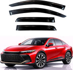 KPY Rain Guards Fit for 2023-2026 Toyota Crown, Out-Channel Window Visors Vent Wind Deflectors 4PC, Car Accessories for 23-26 Crown