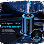Portable Waterless Essential Oil Diffuser for Car Home, 50ml Nano Scent Nebulizer with 3 Adjustable Mist Levels, Rechargeable Plant-Based Fragrance Diffuser for Office Travel (Ocean)