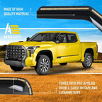 Extra Durable Window Deflectors in-Channel Window Visors Rain Guards Fit for Toyota Tundra 2022-2026 CrewMax, Sun Visors, Wind Vent for Shades, Exterior Car Accessories - 4 pcs. AG0915