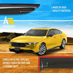 Extra Durable Window Deflectors Tape-On Window Visors Rain Guards Fit for Honda Accord 2023-2026, Sun Visors, Wind Vent for Shades, Exterior Car Accessories - 6pcs. AG0497