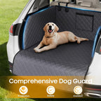 SUV Cargo Liner for Dogs, Waterproof Trunk Cover with Cushioned Sides to Protect Pet, Full Coverage Non-Slip Seat Cover for SUVs with Bumper Flap Protector