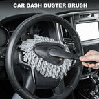 Car Interior Detailing Kit, Microfiber Duster with Cleaning Gel | Scratch-Free, Soft Brush, Complete 6Pcs Set, Deep Crevice, Car & Home Use, Ideal Gift