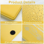 Car Organizer, 2-Pack Glove Box Documents Holder, Yellow, Waterproof, Classic Style, Space Theme, Unisex-Adults, Vehicle Owners, Drivers