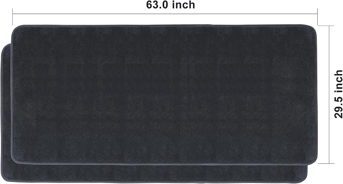 Microfiber Towels for Cars, 2 Pack 63" x 29.5" Car Drying Towel, Dark Gray Reusable Car Towel, Quick Drying Car Microfiber Cleaning Cloth for RVs, SUVs, Trucks