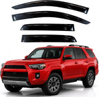 KPY Rain Guards Fit for 2025-2026 Toyota 4Runner, Out-Channel Window Visors Vent Wind Deflectors 4PC, Car Accessories for 25-26 4Runner