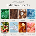 Stone Air Freshener - Car Odor Eliminator - Long Lasting Scent - Car Scent - VISOR CLIP INCLUDED (Teak)