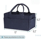 Mr. Pen- Baby Diaper Caddy Organizer, Navy Blue | Nursery Storage Bin and Car Organizer for Diapers and Baby Wipes
