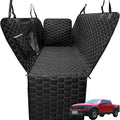 Dog Car Seat Cover for Trucks, Dog Seat Cover for Back Seat Protector F150 Ram 1500, Waterproof Dog Hammock for Truck with Mesh Window Heavy Duty Seat Cover for F-Series/GMC Sierra/Silverado