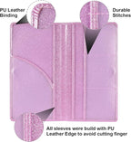 Car Registration and Insurance Holder, Car Accessories Vehicle Glove Box Car Organizer Men Women Wallet Case with Magnetic Shut for Cards, Essential Document, Driver License, Bling Pink