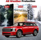 Palisade Rain Guards - Window Visors for Hyundai Palisade 2026, Outside-Mount Tape-On Side Window Wind Deflectors for Palisade Accessories, Vent Visors Shades Rainproof 6PCS