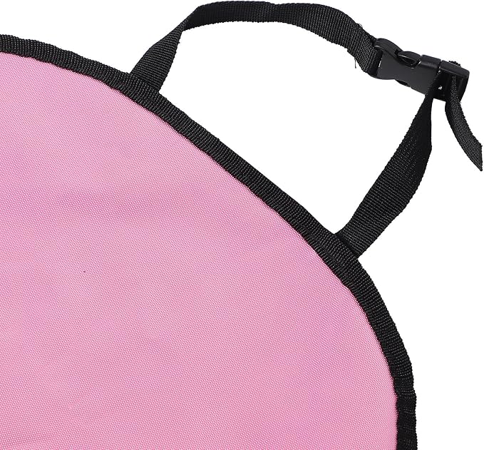 Car Kick Protector and Auto Seat Back Kick Mat for Pink Faux Leather Vehicle Back Seat Cover Dirt and Mud Resistant for Travel