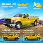 Extra Durable Window Deflectors Tape-On Window Visors Rain Guards Fit for Ford F150 2009-2014 Regular Cab, Sun Visors, Wind Vent for Shades, Exterior Car Accessories - 2pcs. AG0045