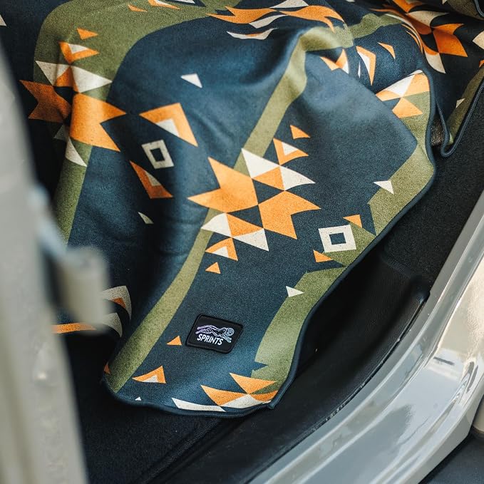 Athletic Running Towel, Full-Sized, Car Seat Cover - Performance Microfiber (Steppes Frontier)