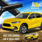 Extra Durable Window Deflectors in-Channel Window Visors Rain Guards Fit for Honda HR-V 2023-2026, Sun Visors, Wind Vent for Shades, Exterior Car Accessories - 4pcs. AG0594