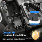 Center Console Hanging Organizer Box Compatible with 2019-2026 Chevy Silverado GMC Sierra 1500 20-26 2500HD 3500HD Console Storage Box Replacement for 2019-2026 Chevy Silverado Accessories