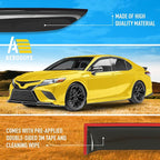 Extra Durable Window Deflectors Tape-On Window Visors Rain Guards Fit for Toyota Camry 2018-2024, Sun Visors, Wind Vent for Shades, Exterior Car Accessories - 4pcs. AG0735