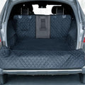 SUV Cargo Liner for Dogs, Waterproof Trunk Cover for SUVs with Mesh Window, Bumper Flap Protector, Scratchproof Durable 600D Oxford Fabric, Non-Slip, Machine Washable