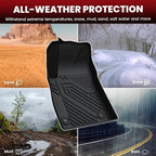 Floor Mats & Cargo Liner for Chevrolet Chevy Trax 2014-2022 & Buick Encore 2013-2022, All Weather TPE Custom Fit Floor Mats for Cars, Car Mats Full Set for Chevy Trax Accessories, Black (4PCS)