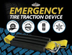 Tire Traction Device for Cars & Small SUVs, Set of 2 - Made in the USA, Anti Skid Emergency Tire Straps to Get Unstuck from Snow, Mud, & Sand - Snow Traction Mat or Tire Chain Alternative