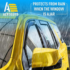 Extra Durable Window Deflectors In-Channel Window Visors Rain Guards Fit for Chevy Tahoe/Cadillac Escalade/GMC Yukon 2021-2026, Sun Visors, Wind Vent for Shades, Exterior Car Accessories- 4 pcs.AG0524