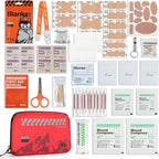 Small First Aid Kit Ultralight Water-Resistent Medical Kit for Hiking, Backpacking, Cycling, Travel, Vehicles