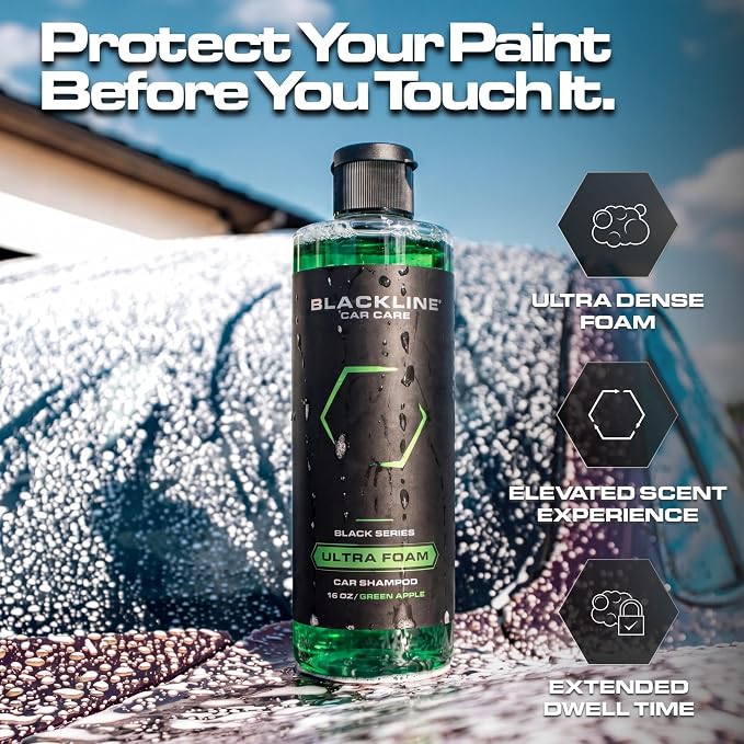 Blackline Full Experience Clay Towel Kit - Includes Clay Towel, Twisted Loop Drying Towel, Waterless Wash Spray, Foaming Shampoo, Wash Mitt & 3 Microfiber Towels