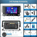 5G WiFi Upgrade Android 15 Car Radio for Honda Civic 2016 2017 2018 2019 2020 2021, 7 Inch IPS Touch Screen with Wireless CarPlay Android Auto, GPS/Bluetooth/FM/SWC/Type C/Backup Camera, 4+64G