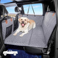 Dog Back Seat Extender for Truck,Truck Seat Cover Back Seat,Dog Hammock for Truck,Pet Seat Covers for Dogs,Hard Bottom Seat Extender for Dogs(Grey,for Full Size Truck)