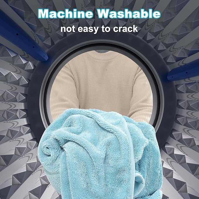 Microfiber Towels for Cars, 63" x 29.5" Car Drying Towel, Blue Reusable Car Towel, Quick Drying Car Microfiber Cleaning Cloth for RVs, SUVs, Trucks
