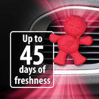 Little Joya 96034 Springtime Car Air Freshener Vent Clip Provides Long-Lasting Freshness in a Compact Design, Fights Odors for up to 45 Days, Cute Car Odor Eliminator, Non-Toxic, Pack of 1