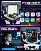 8Core+4GB RAM Car Radio for Chevrolet Chevy Cruze 2009-2015: 10.4" 1280 HD IPS Tesla-Style Touchscreen Head Unit Stereo Upgrade Wireless Carplay Andriod Auto Backup Camera GPS 5G WiFi FM DSP