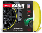 BASiQ Universal Styling Trim - 26 Feet, 6 Colors, Flat Design, Easy to Apply with Premium 3M Tape - Versatile Rim Styling and Color Accent for Cars, Trucks, SUVs - Yellow