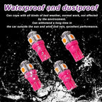 10 PCS Car Interior LED Light Bulb, T10 5050 5SMD LED Car Bulb Kit, Super Bright Automotive Led Replacement Bulbs for Dashboard Dome Map Door Courtesy License Plate Lights (Purple)