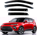 KPY Rain Guards Fit for 2020-2026 Kia Soul, Out-Channel Window Visors Vent Wind Deflectors 4PC, Car Accessories for 20-26 Soul