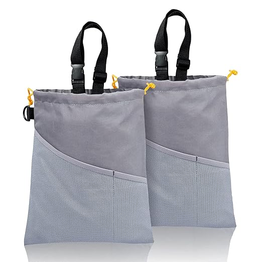 2PCS Hanging Car Garbage Can - Waterproof Leakproof Trash Bag | Car Trash Can with Durable Leakproof Lining, Keeps Vehicle Clean and Neat