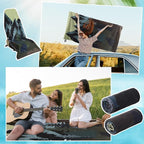 2 Pack Car Seat Towel Covers Athletic Running Towel Performance Microfiber Post Workout Sweat Washable Cover Non Slip for Seat Outdoor Sport (Bear Ridge)